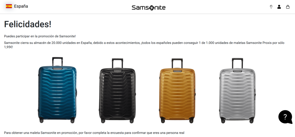 Para escapar estas vacaciones: juego de maletas Samsonite con casi 40% de  descuento