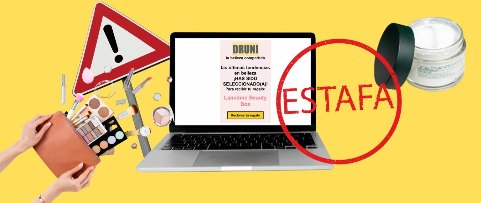Druni no está regalando una caja de belleza Lancôme