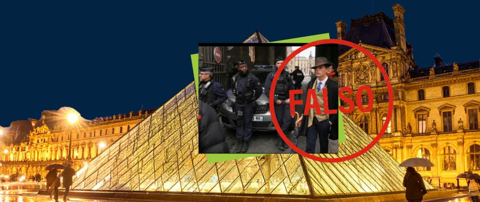 Este hombre de la foto no es el investigador del robo del Louvre