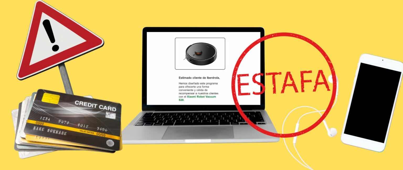 Iberdrola no regala un robot aspirador Xiaomi, es phishing