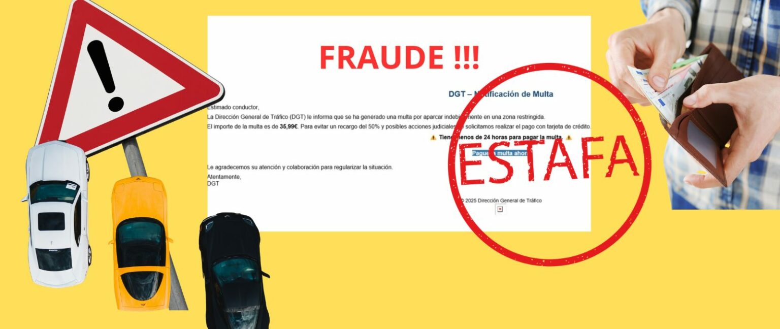 La DGT no envía este email para que pagues una multa de 35,99€