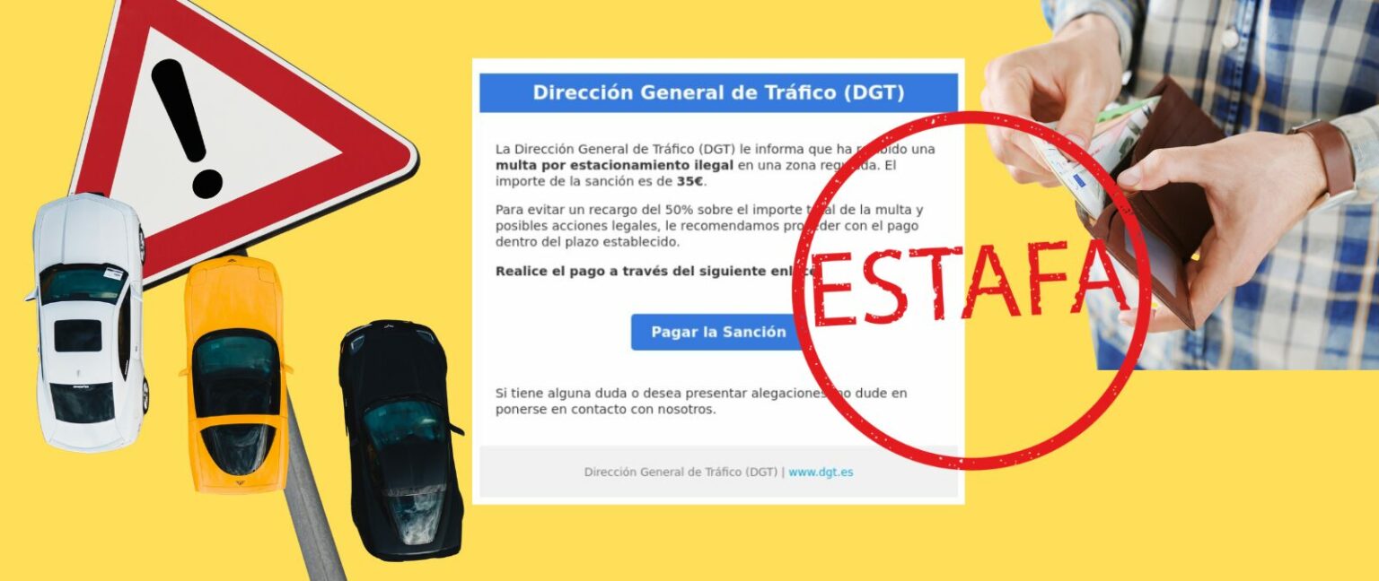 La DGT no envía este email para que pagues una multa de 35€