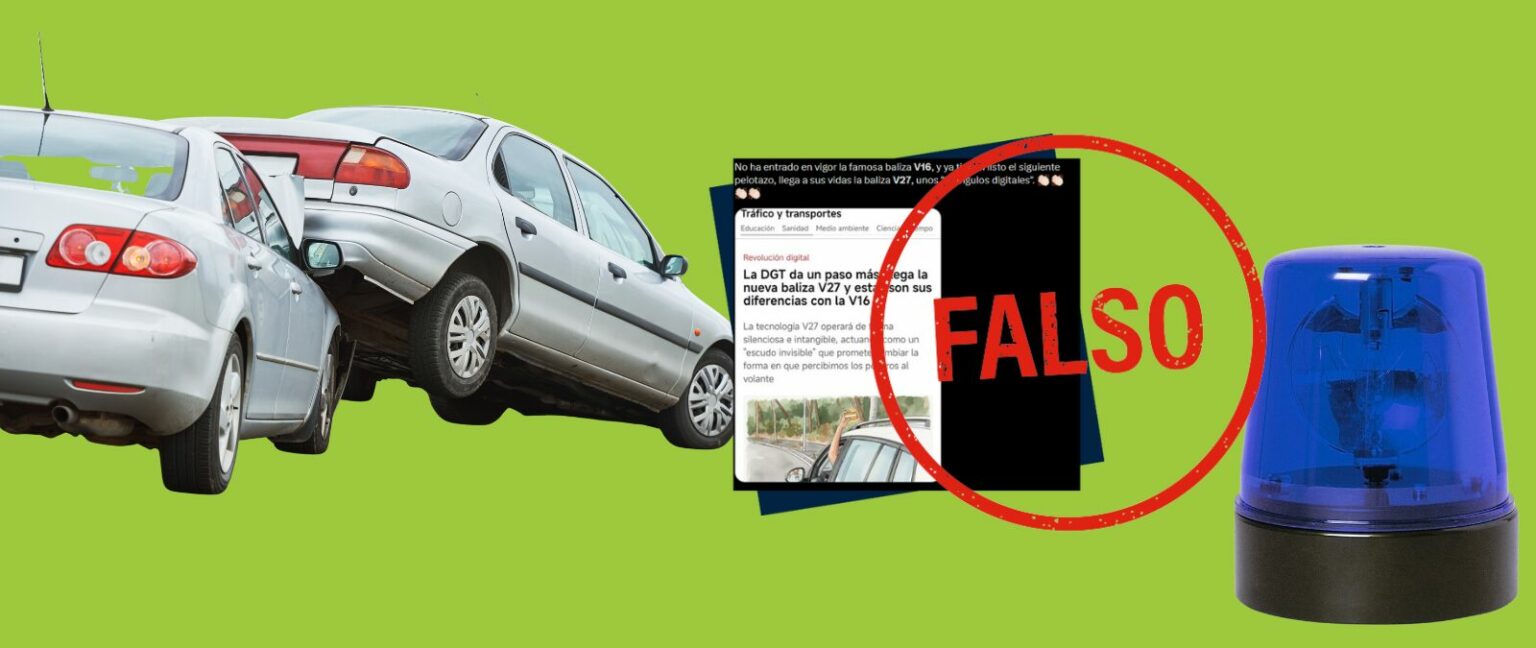 Baliza V27: ni es obligatoria ni reemplaza a la V16