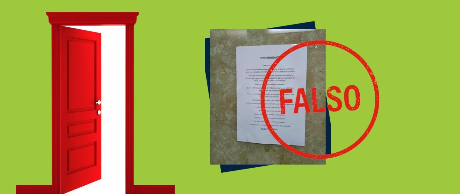 No hay constancia de robos en viviendas por falsos empleados del INE