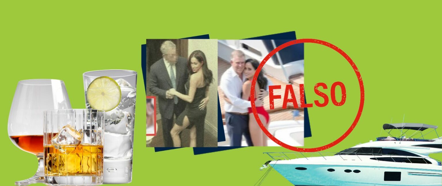 Estas imágenes de Meghan Markle con el expríncipe Andrés no son reales