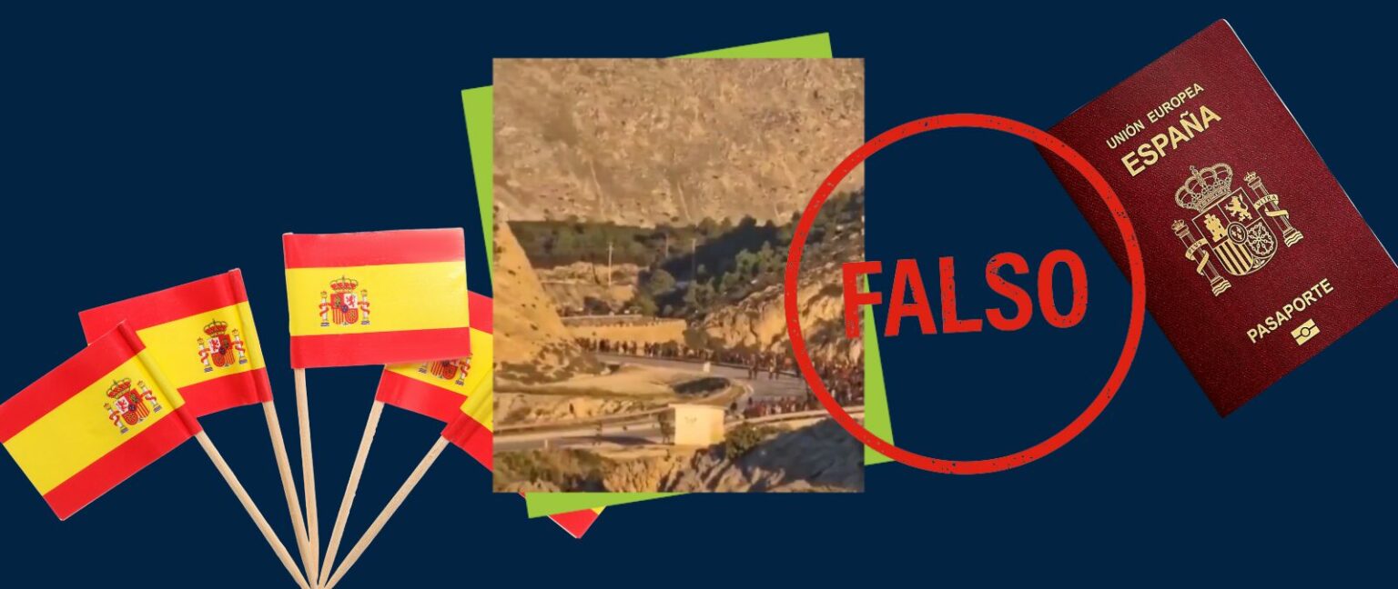 Este vídeo de migrantes llegando a España no es actual ni está ligado a la regularización de Sánchez