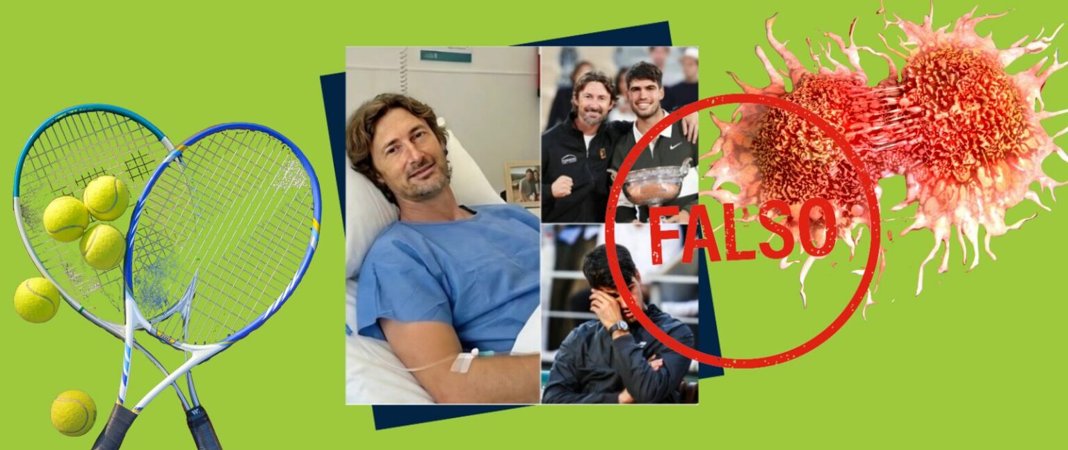 El extenista Juan Carlos Ferrero no tiene cáncer