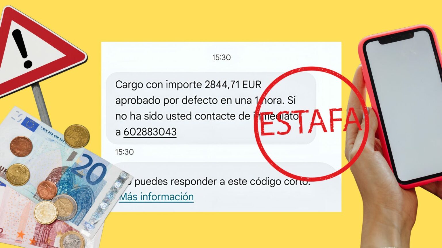 Unicaja no está detrás de estos SMS que anuncian un cargo en tu cuenta