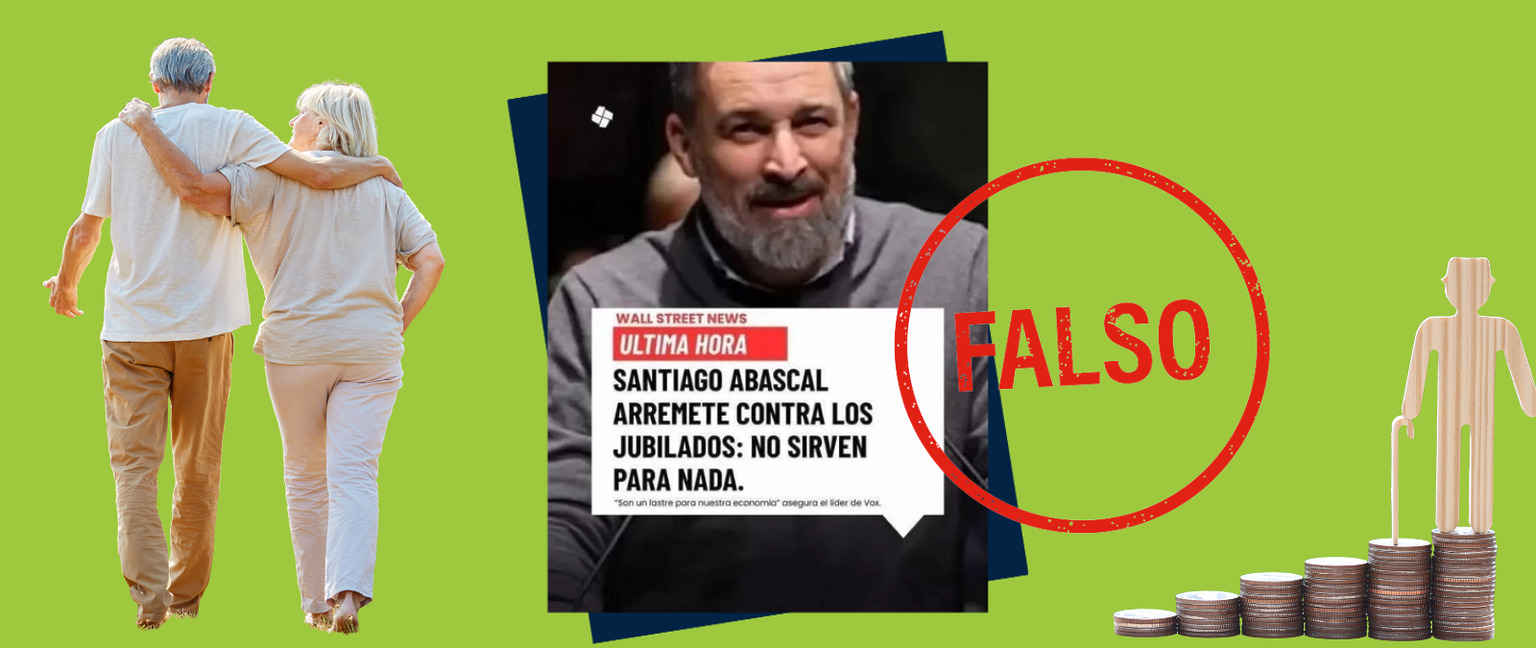Santiago Abascal no ha dicho que “los jubilados no sirven para nada”