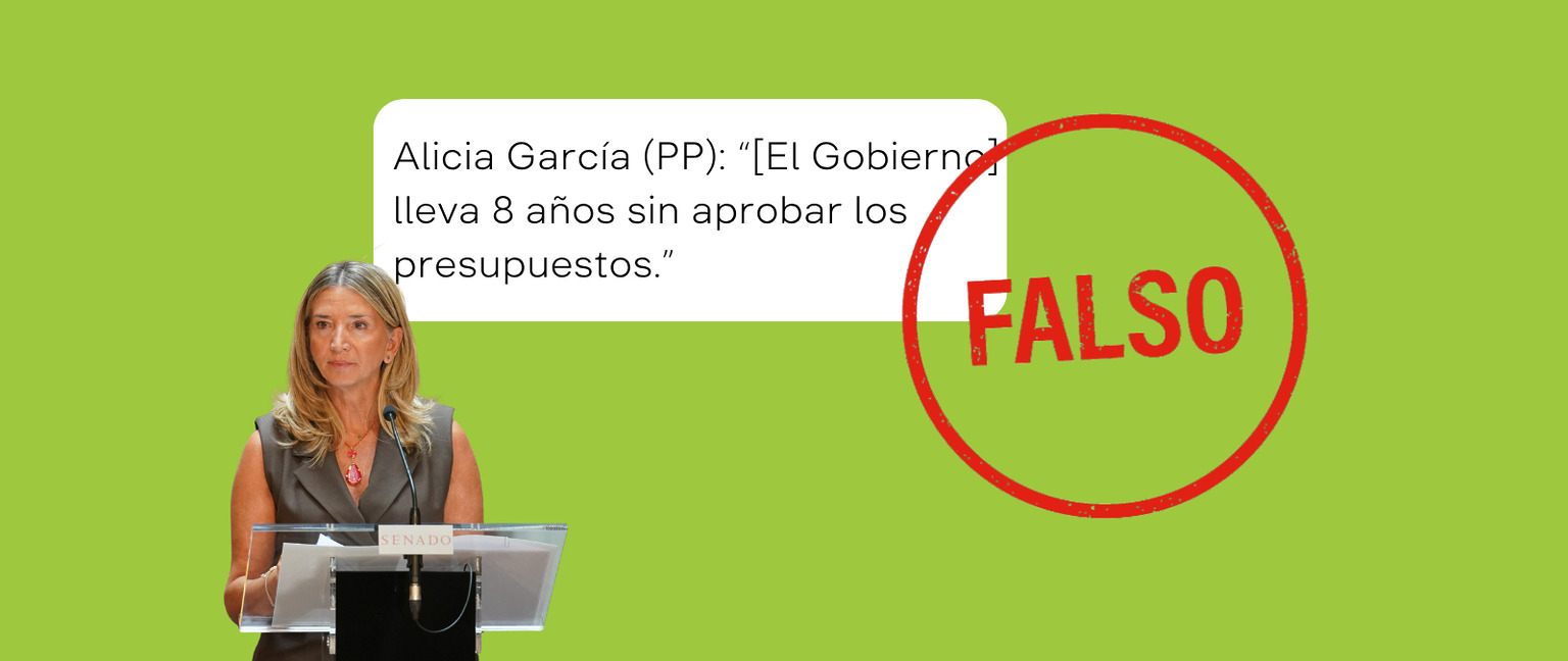 El Gobierno no lleva ocho años sin aprobar los presupuestos