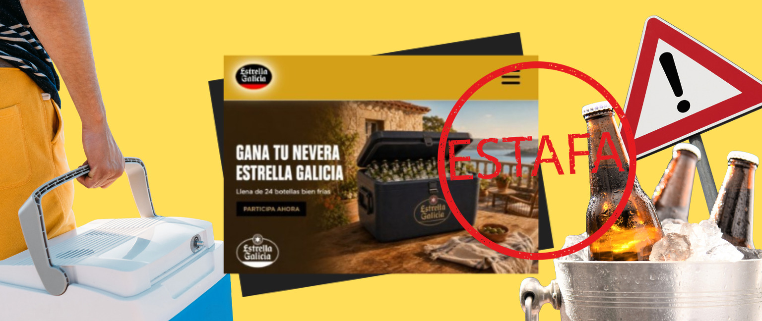 Estrella Galicia no regala una nevera de cervezas