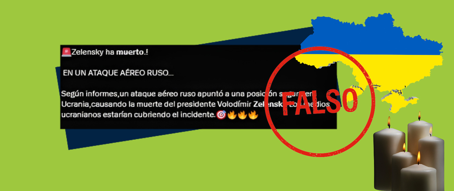 A 22 de junio, Zelenski no ha muerto