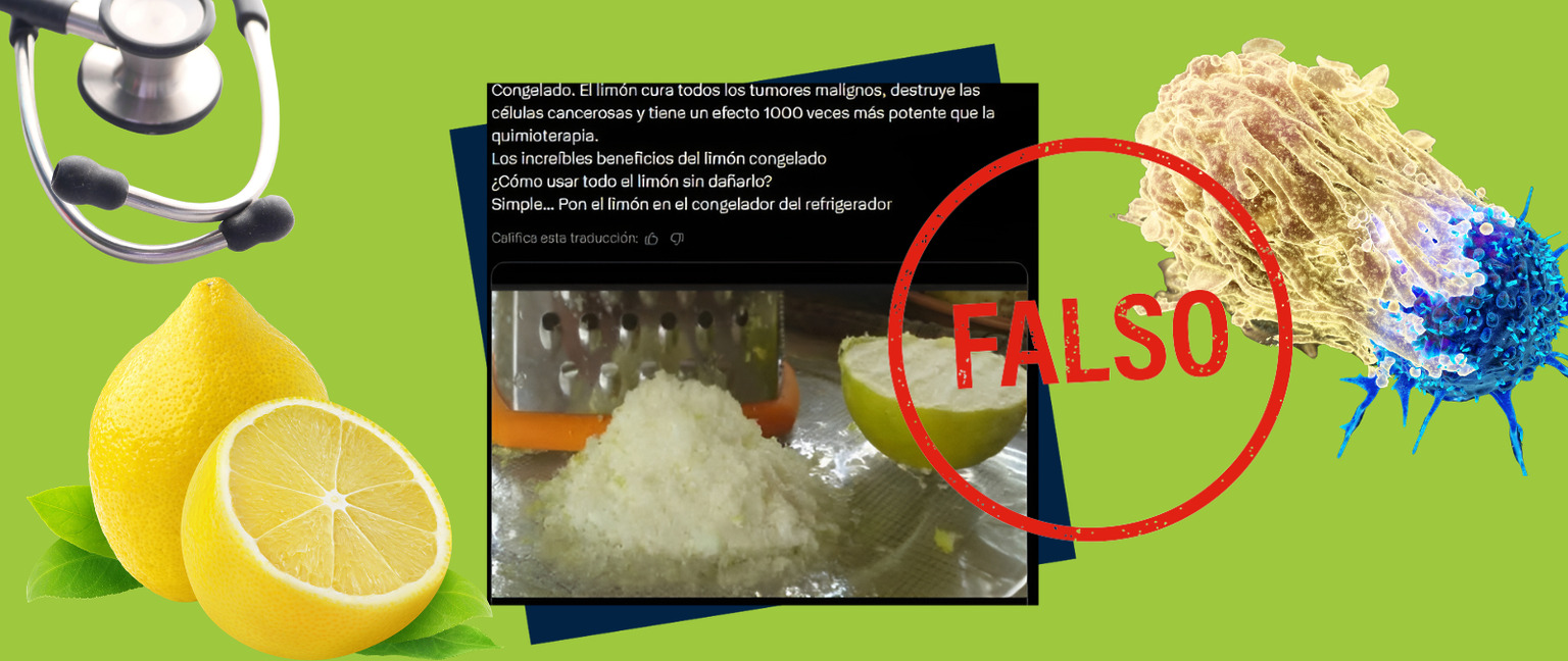 El limón congelado no cura el cáncer