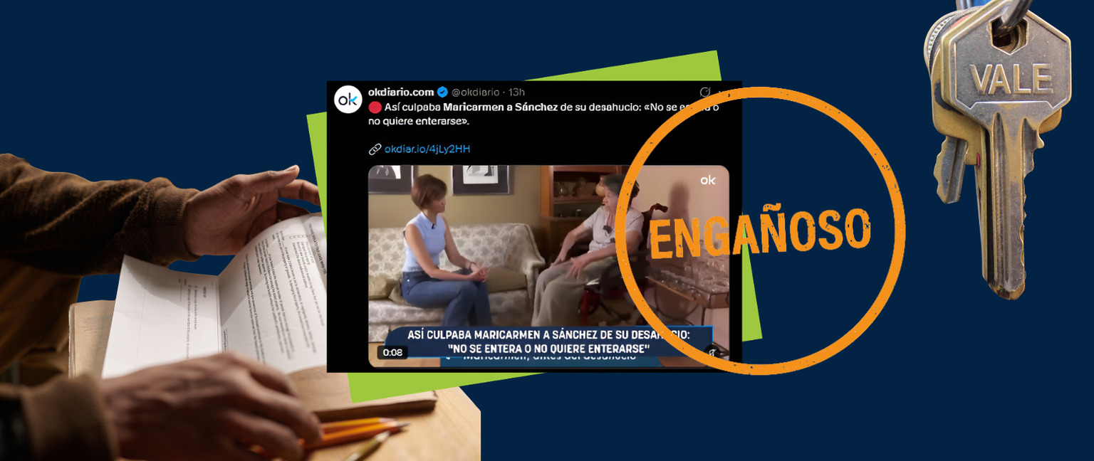 Maricarmen responsabilizó a Pedro Sánchez por su desahucio, pero también señaló a Almeida y a Ayuso