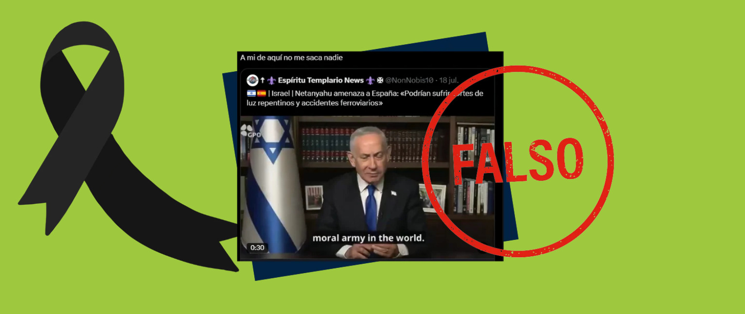 Netanyahu no ha amenazado a España con “accidentes de tren”